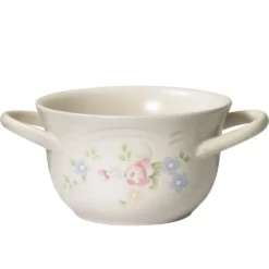 Tea Rose Double Handled Soup Bowl