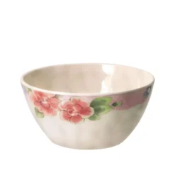 Tea Rose Outdoor Melamine Dinnerware Set