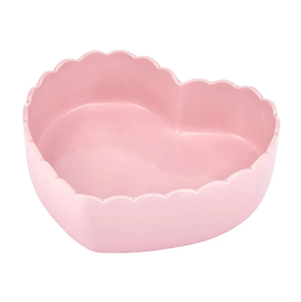 Tea Rose Pink Heart Serve Bowl