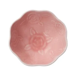 Tea Rose Pink Set of 4 Soup Cereal Bowl