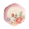Tea Rose Set of 4 Outdoor Melamine Salad Plates