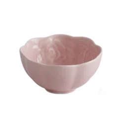 Tea Rose Set of 4 Pink Fruit Bowls