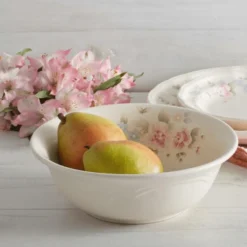 Tea Rose Vegetable Serve Bowl