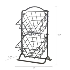 2 Tier Hanging Storage Baskets