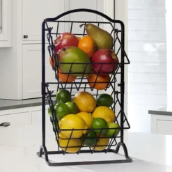 2 Tier Hanging Storage Baskets