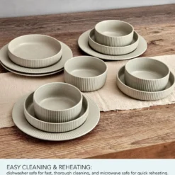Tranquility 12 Piece Dinnerware Set, Service for 4