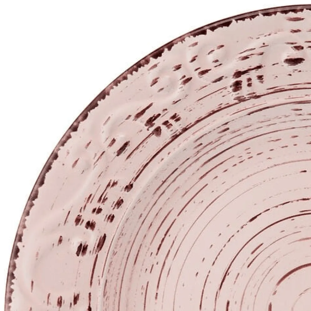Trellis Pink 12 Piece Dinnerware Set, Service for 4