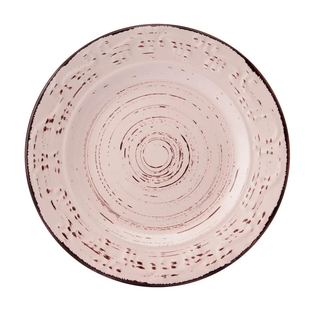 Trellis Pink 12 Piece Dinnerware Set, Service for 4