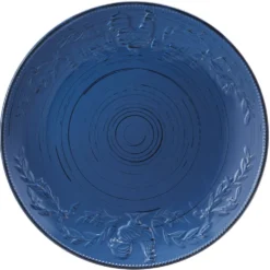 Trellis Rooster Blue 12 Piece Set, Service for 4