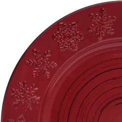 Trellis Snowflakes 12 Piece Dinnerware Set, Service for 4