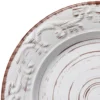 Trellis White 16 Piece Dinnerware Set, Service for 4