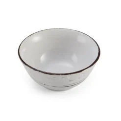 Trellis White Set of 4 Fruit Bowls