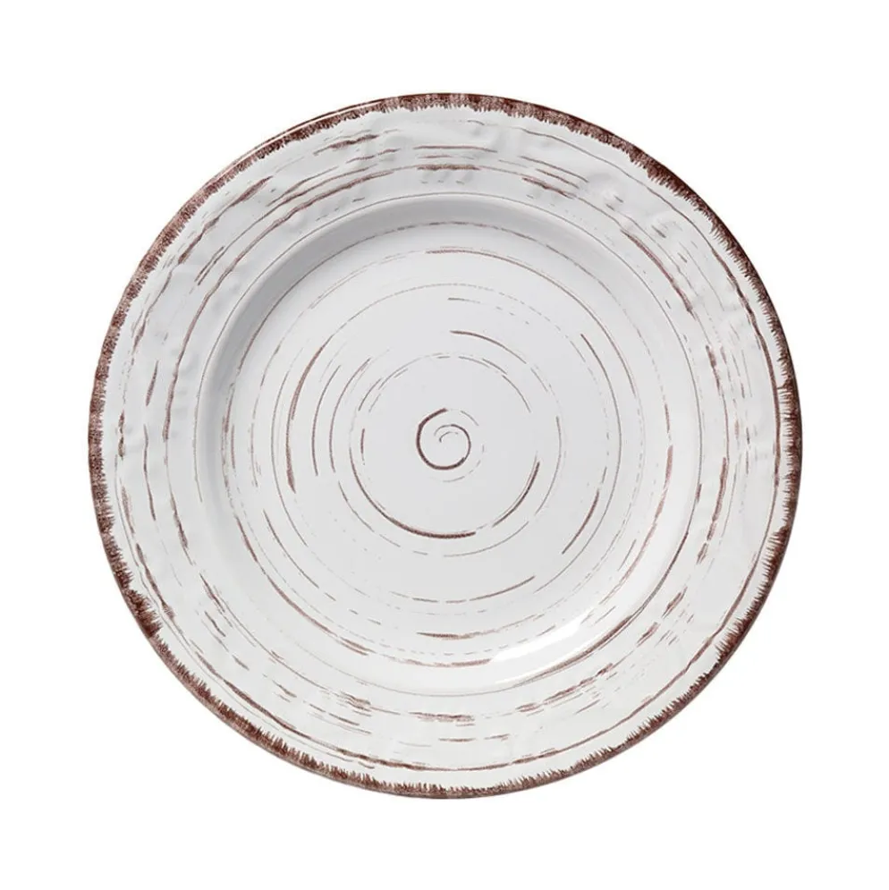 Trellis White Set of 4 Salad Plates