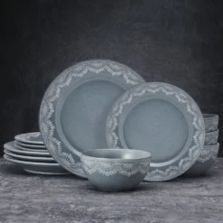 Valerie 12 Piece Dinnerware Set, Service for 4