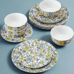 Vibrant Garden 12 Piece Dinnerware Set, Service for 4