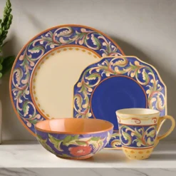 Villa della Luna® Blue Dinnerware Set