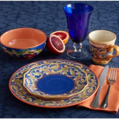 Villa della Luna® Blue Dinnerware Set
