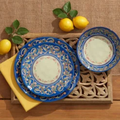 Villa della Luna® Outdoor Melamine Dinnerware Set