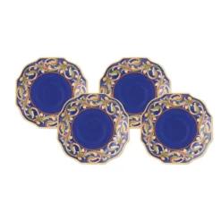 Villa della Luna® Set of 4 Blue Salad Plates