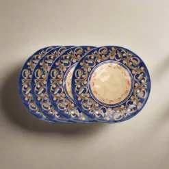 Villa della Luna® Set of 4 Outdoor Melamine Salad Plates