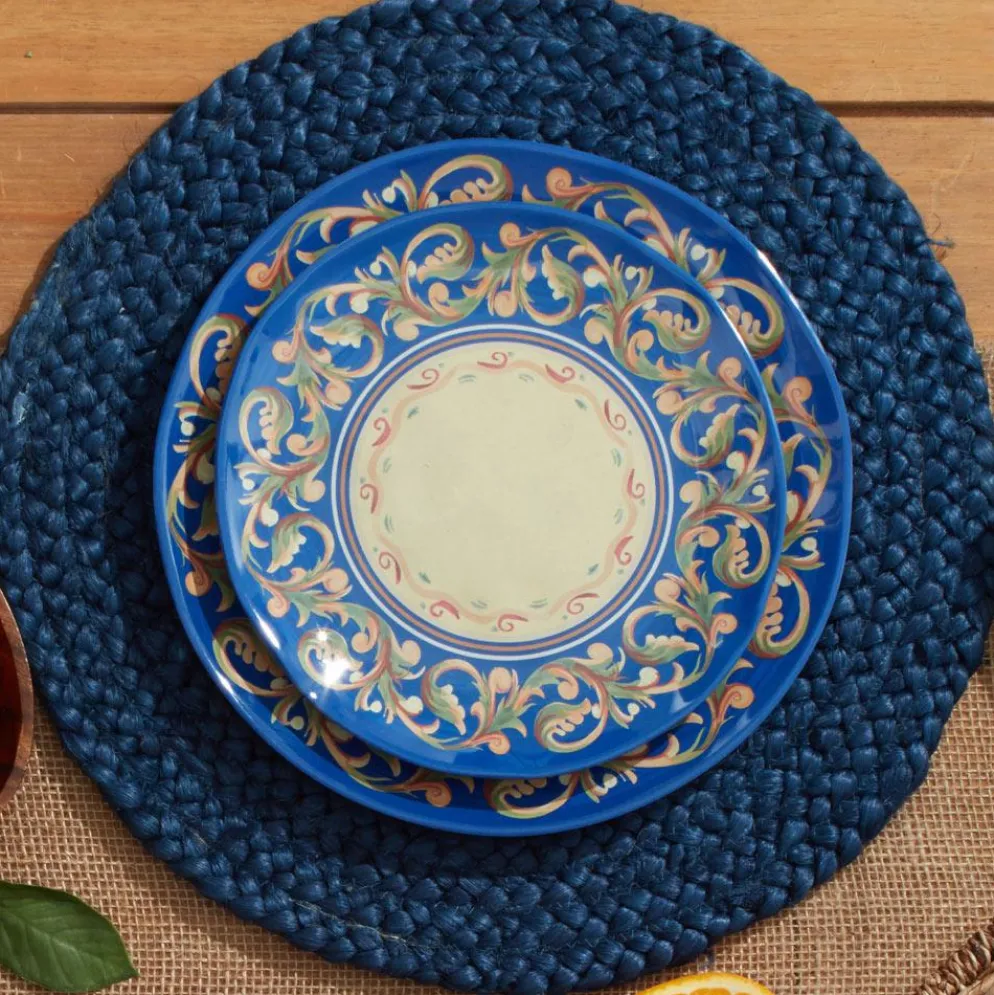 Villa della Luna® Set of 4 Outdoor Melamine Salad Plates