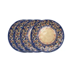 Villa della Luna® Set of 4 Outdoor Melamine Salad Plates