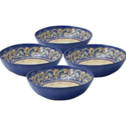 Villa della Luna® Set of 4 Outdoor Melamine Cereal Bowls