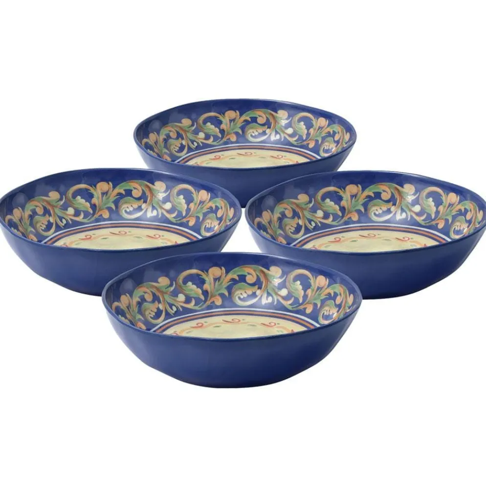 Villa della Luna® Set of 4 Outdoor Melamine Cereal Bowls