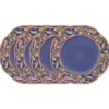 Villa della Luna® Set of 4 Scalloped Dinner Plates