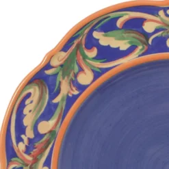 Villa della Luna® Set of 4 Scalloped Dinner Plates