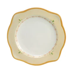 Villa della Luna® Set of 4 Scalloped Salad Plates