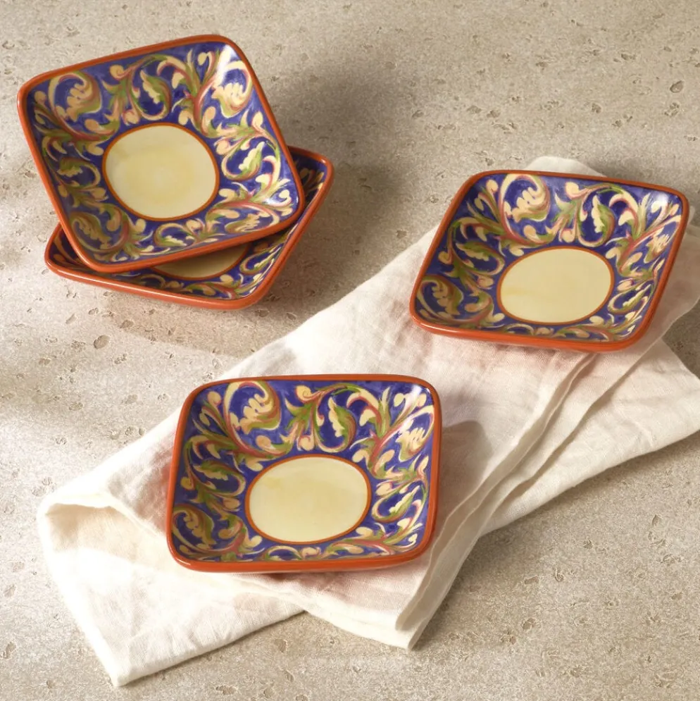 Villa della Luna® Set of 4 Wine Tapas Plates