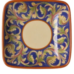 Villa della Luna® Square Ceramic Wine Tapas Plate