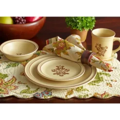 Village 16 Piece Dinnerware Set, Service for 4