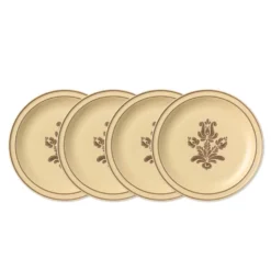 Village Set of 4 Dinner Plates
