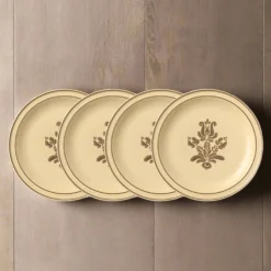 Village Set of 4 Dinner Plates