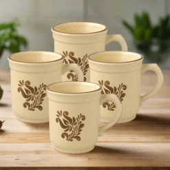 Village Set of 4 Mugs