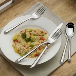 Wave Forged 20 Piece Flatware Set, Service for 4