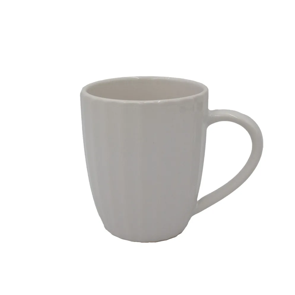 White Embossed 32 Piece Dinnerware Set, Service for 8