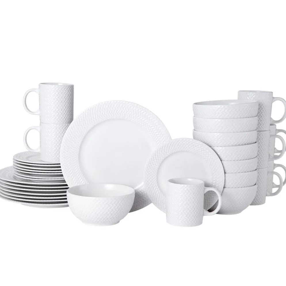 Winston 32 Piece Dinnerware Set, Service for 8