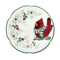Winterberry® Cardinal Appetizer Plate with Spreader