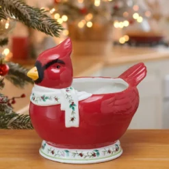 Winterberry® Cardinal Candy Bowl