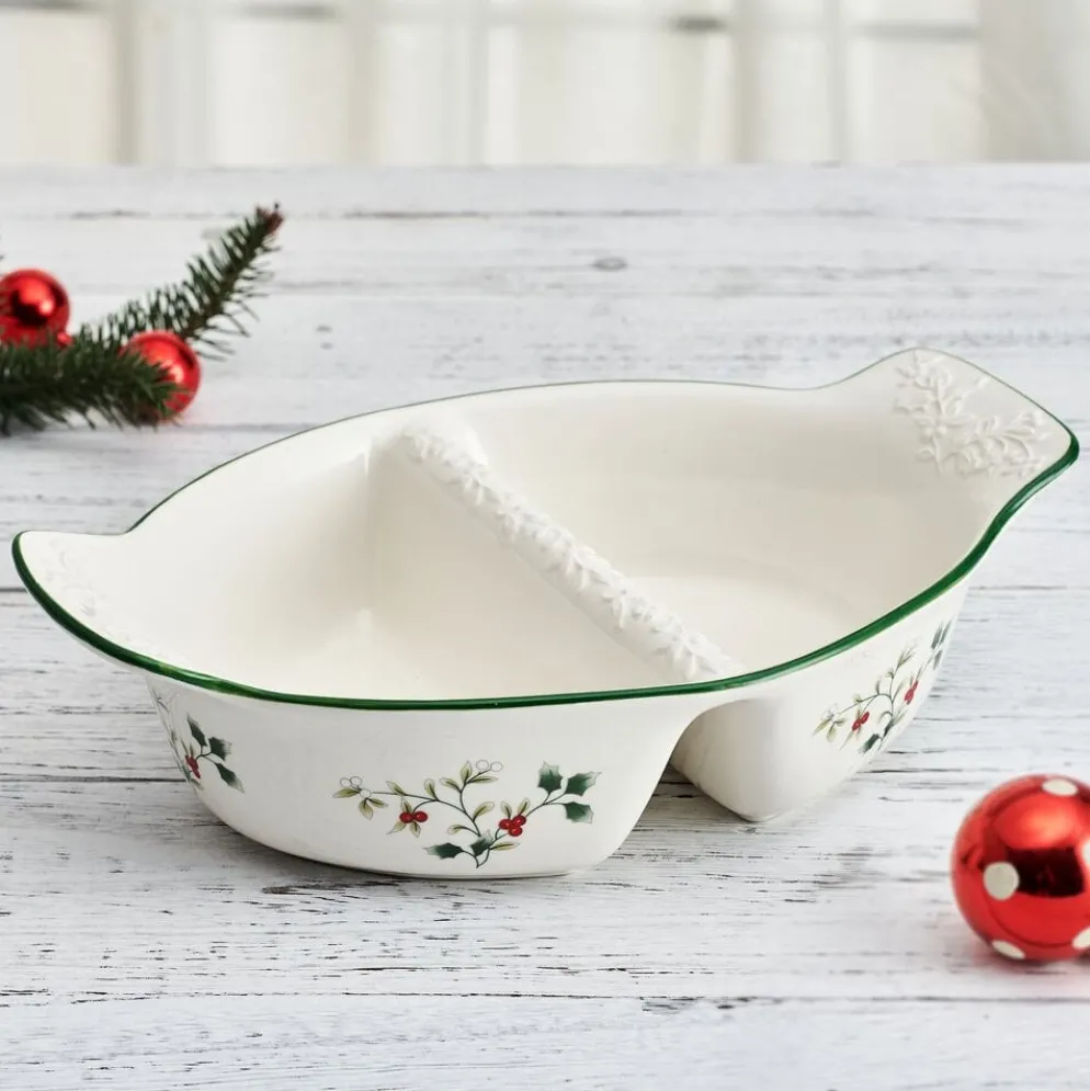 Winterberry® Divided Vegetable Bowl