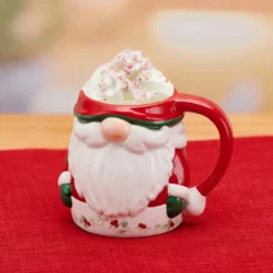 Winterberry® Figural Gnome Santa Mug