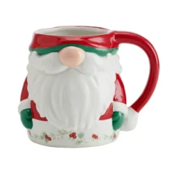 Winterberry® Figural Gnome Santa Mug