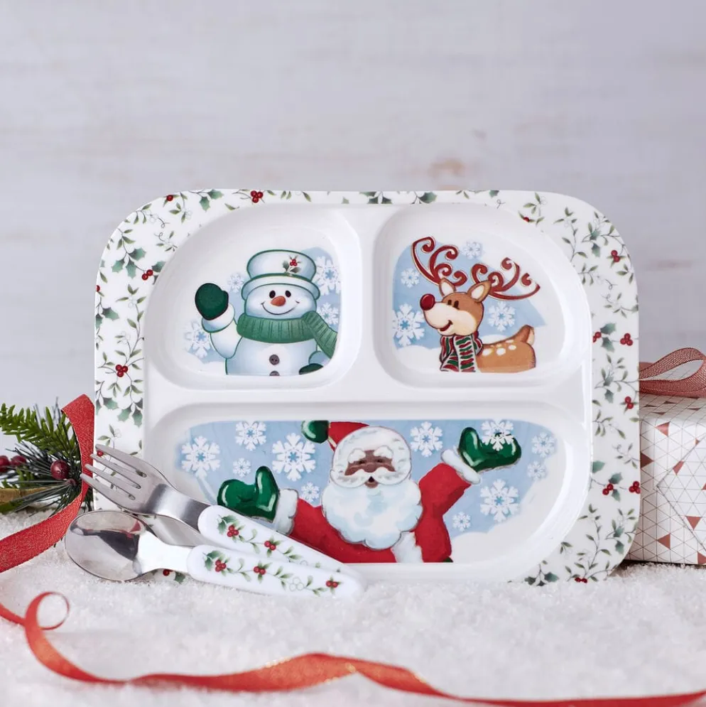 Winterberry® 3 Piece African American Jolly Santa Children's Set