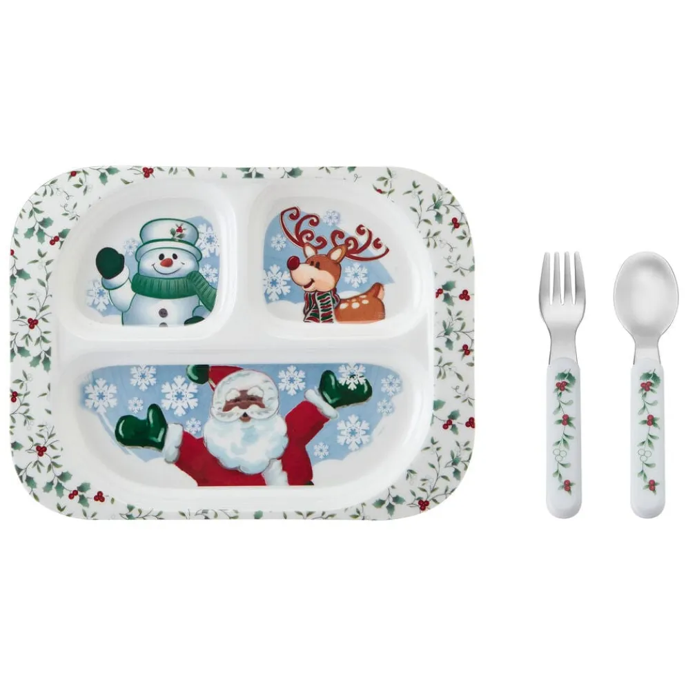 Winterberry® 3 Piece African American Jolly Santa Children's Set