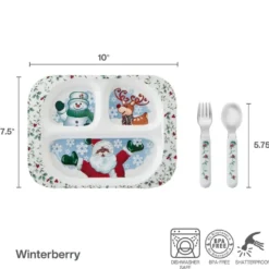 Winterberry® 3 Piece African American Jolly Santa Children's Set