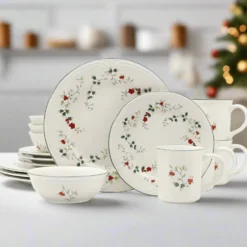 Winterberry® 16 Piece Dinnerware Set, Service for 4