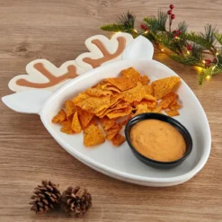 Winterberry® Reindeer Chip and Dip Platter